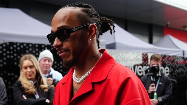 Lewis Hamilton says he is “positive” and “hungry” about Ferrari’s 2025 Formula 1 move.