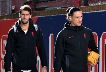Before Liverpool’s match against Man City, Arne Slot was questioned about Darwin Nunez and Alisson Becker’s futures.
