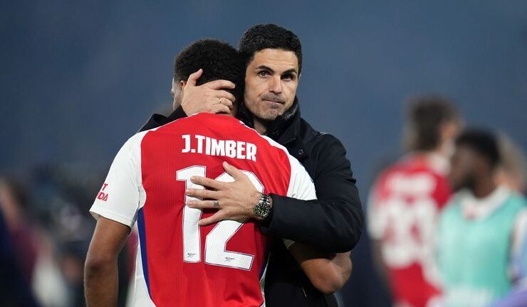 “The top team in the competition is out,” Arteta said.